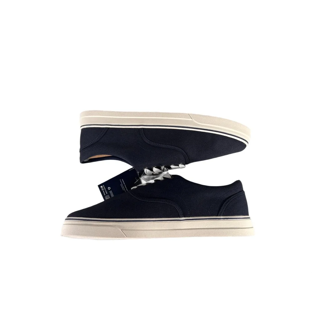 Chaps Mens‎ Canvas Lace Up simple versatile Shoes Sneakers Size 9.5 M Blue